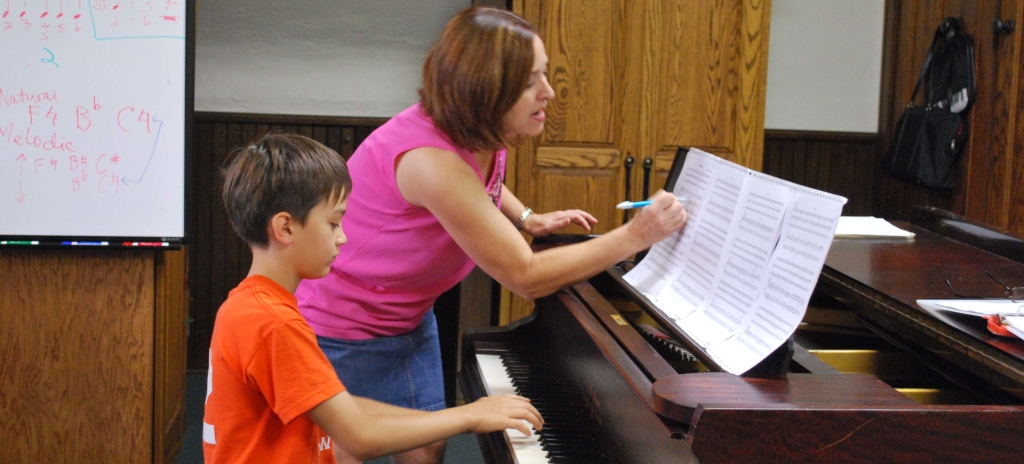 Piano Lesson in action